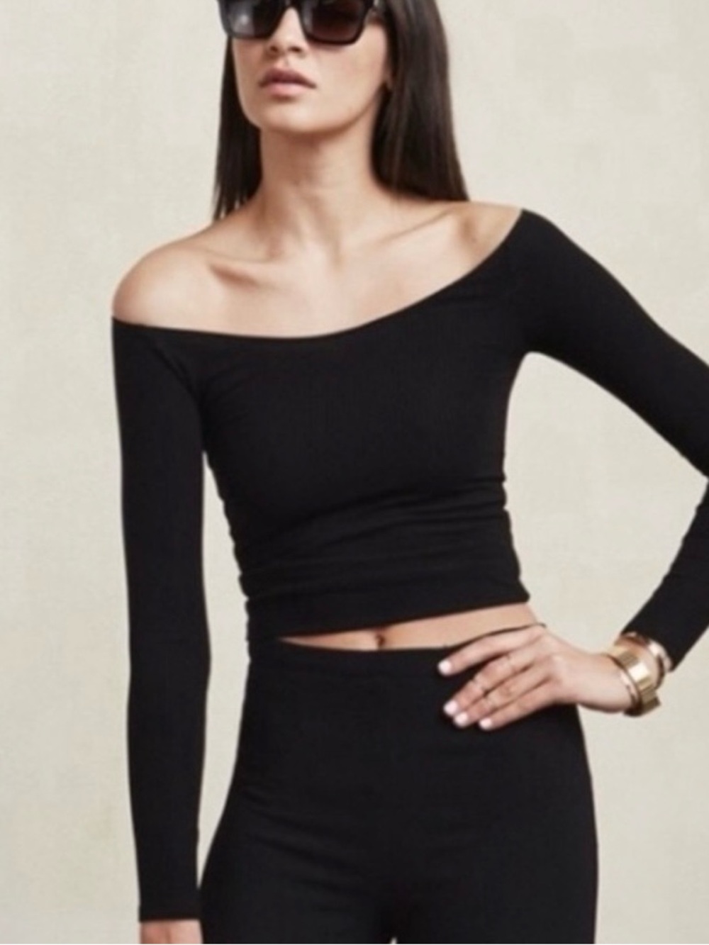 Reformation Moraine Off the Shoulder Long Sleeve